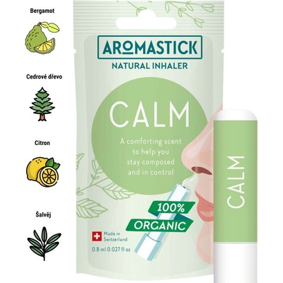 Aroma Aromatická tyčinka přírodní inhalátor Aromastick Zklidnění