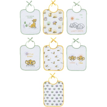 Image 1 of BabyCalin Двупластови Лигавници 7 Броя - Лъвчето Симба Disney Baby