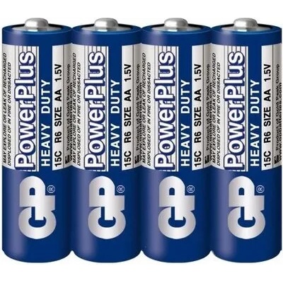 GP Batteries Цинк карбонова батерия GP R6 /4 бр. в опаковка/ shrink 1.5V (GP-BM-15C-S4)