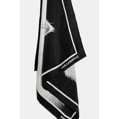Karl Lagerfeld Копринено шалче Karl Lagerfeld IKON (B1W33034)