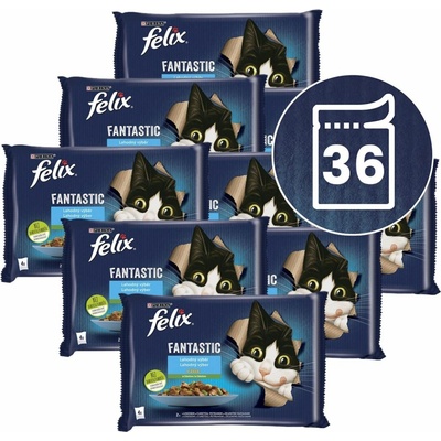 Felix Fantastic losos pstruh v želé 36 x 85 g