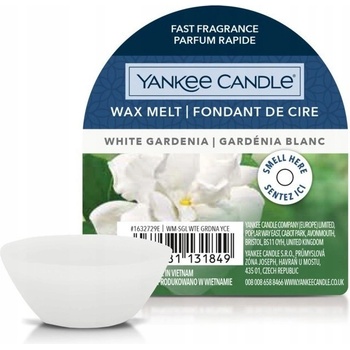 Yankee Candle vonný vosk Biela gardénia 22 g