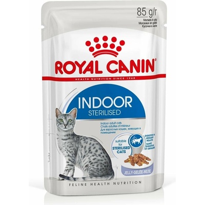 ROYAL CANIN INDOOR Sterilised v želé 12 × 85 g