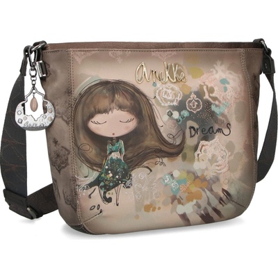 Anekke jednoduchá crossbody kabelka Real