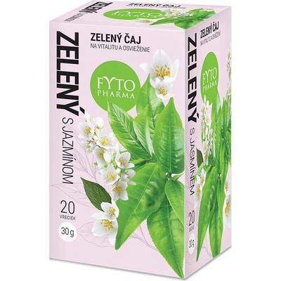 Fytopharma Zelený čaj s jasmínem 20 x 1,5 g
