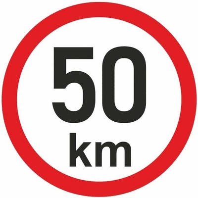 LTTS cz Samolepka - omezená rychlost REFLEX 50km