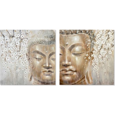 Obraz "BUDDHA" 100x100x3.8cm/plátno