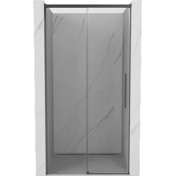 Mexen Rox плъзгащи се душ врати 120 см, прозрачни, цвят пистолетен метал - 8C2-120-000-95-00 (8C2-120-000-95-00)