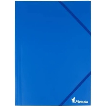 Victoria doska s gumičkou PP A4 modrá