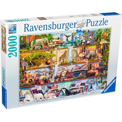 Ravensburger Пъзел Ravensburger от 2000 части - Животинско царство (16652)