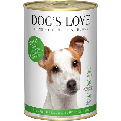 DOG’S LOVE 6x 400g Dog's Love Adult Wild мокра храна за кучета