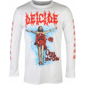 Image 1 of Plastic head мъжка тениска с дълъг ръкав deicide - once upon the cross - БЯЛ - plastic head - ph12684ls