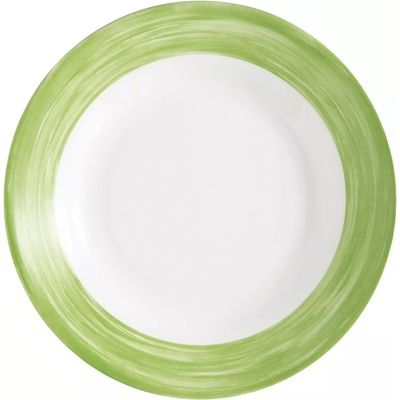 Arcoroc Brush Plytký tanier 25,2 cm zelená 12 ks