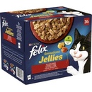 Krmivo pro kočky Felix Sensations Jellies Lahodný výběr v želé 24 x 85 g