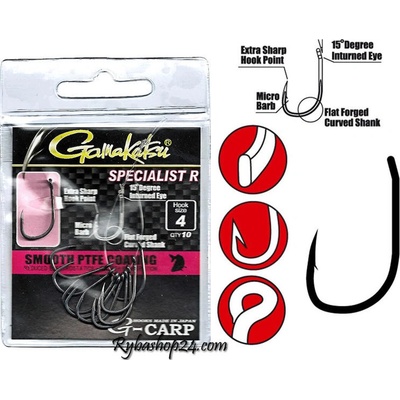 Gamakatsu G-Carp Specialist R vel.8