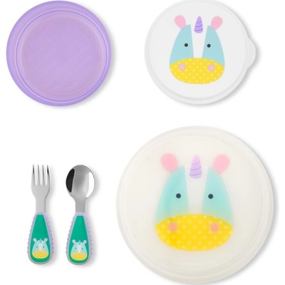 SKIP HOP ZOO Set jedálenský Jednorožec 5 ks
