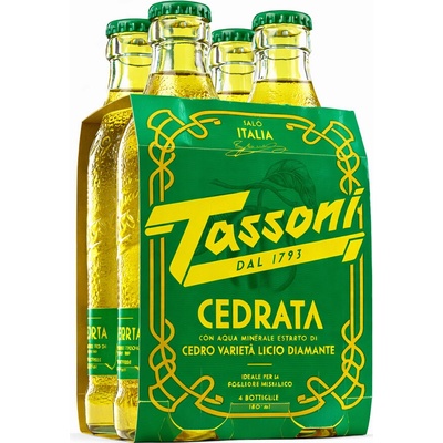 Tassoni cedrata soda 4 x 180 ml