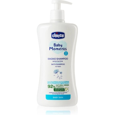 Chicco Baby Moments Bath Shampoo шампоан за цялото тяло за деца от раждането им 0 m+ 500ml