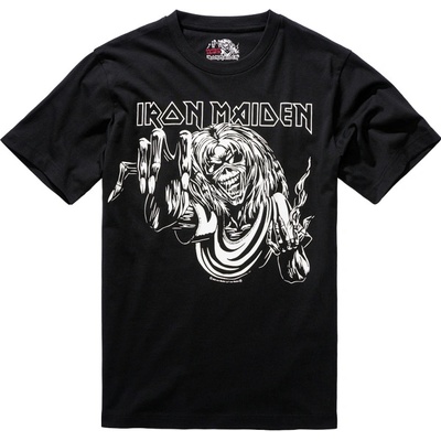 Triko Brandit Iron Maiden Eddy Glow, černé