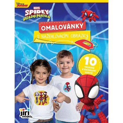 Omaľovánky s nažehľovacími obrázkami Spidey