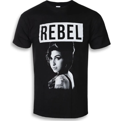 ROCK OFF тениска метална мъжка Amy Winehouse - Rebel - ROCK OFF - AMYTS04MB