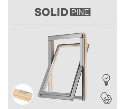 RoofLITE SOLID PINE 66 x 118 cm