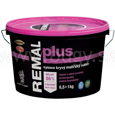 BARVY A LAKY TELURIA REMAL PLUS - interiérová farba - biela - 4 Kg
