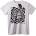 NOONEBRAND Тениска 3D Шахматен Куб - L, White