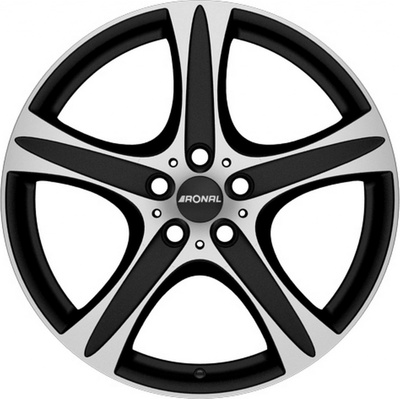 Ronal R55 9x19 5x120 ET50 matt black polished