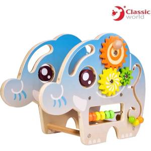 Classic World Дървен Костер Занимателни игри Слонче - Classic World
