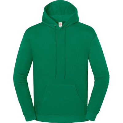 Fruit of the Loom mikina Iconic 250 Hooded Sweat college green