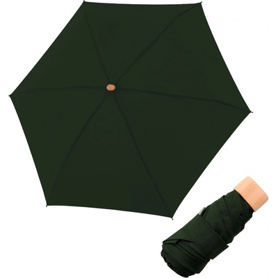 Doppler Nature Mini Cork deep deštník olivový