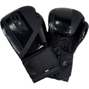 SZ Fighters Боксови ръкавици Indigo - Черни | Естествена кожа 12 oz