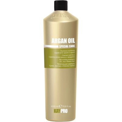 KayPro Argan Oil Special Care vyživující šampon na vlasy navrací vlasům lesk a hedvábný lesk 1000 ml