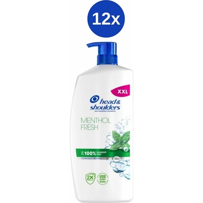 Head & Shoulders H&S šampón 12 x 800 ml Mentol