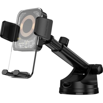 Стойка за кола Jellico W15, Wireless Car, 15W, Черен (W15)