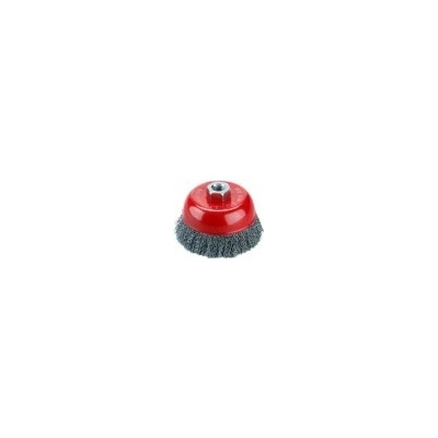 Kartáč hrnčekový M14 vlnitý, oceľový drôt 0,3mm, 17003 EXTOL