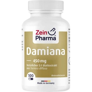 Zein Pharma Damiana 450 mg [100 капсули]