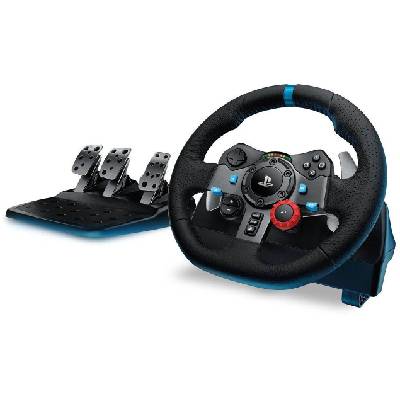 Волан Logitech Driving Force G29 PS3/PS4/PS5/PC в комплект с геймърски слушалки Astro A10 (LOGITECH-RW-G29-BUNDLE)