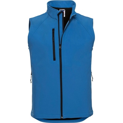Russell Athletic 141m / Мъжки трислоен софтшел елек - лазурно син s (10141m16201)