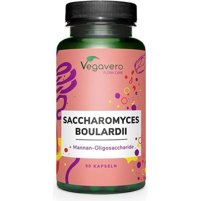 Vegavero Saccharomyces Boulardii + Mannan-Oligosaccaride, 90 капсули, Vegavero