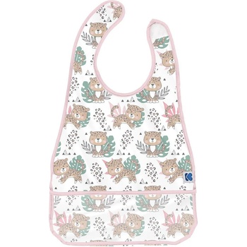Image 1 of KikkaBoo Непромокаем лигавник с джоб Savanna Pattern Pink (31303030038)