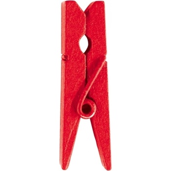 Image 1 of Santex Дървени щипки едноцветни 24 бр. ЦВЯТ: Червен