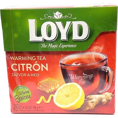 Loyd pyramida Warming Tea citrón zázvor a med 20 x 2 g