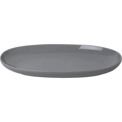blomus 18 Х 30 см сиво овално плато blomus от серия ro