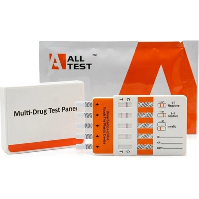 Alltest Multi drogový test na 7 drog MOR, MDMA, COC... z moči 1 ks