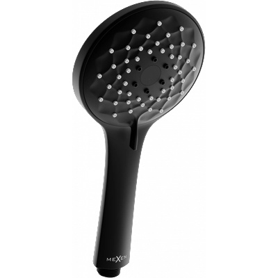 Mexen R-74 тръбна ръкохватка за душ, 3-функционална, черна - 79574-70 (79574-70)