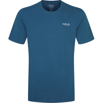 Rab Мъжка тениска Rab Stance Mountain Peak Tee T-shirt - Tempest Blue (216-7521-0411)