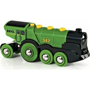 Brio WORLD 33593 Velká zelená akční lokomotiva