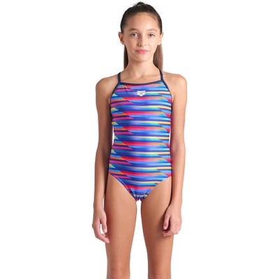 Arena Performance Girls' Racing Stripe Light Drop Back